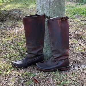 Vintage Abercrombie & Fitch Gokey Men's Leather Hunting Boots
